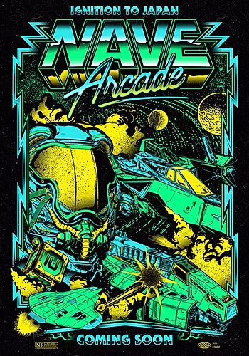 Poster NAVE Arcade IGNITION TO JAPA